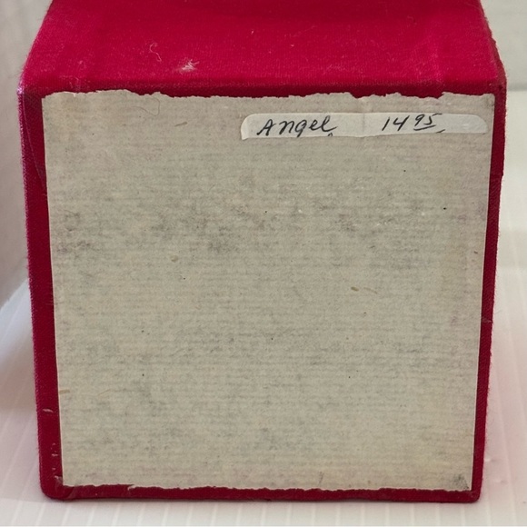 Angel Glass Ornament Reverse Painted 3" Holiday Tree Christmas - Picture 7 of 8